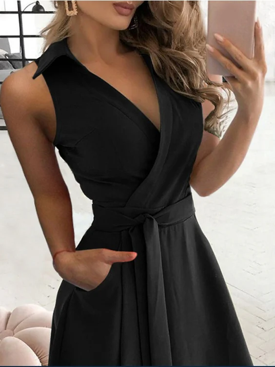Long-sleeved V-neck Printed Bodycon Midi Dress With Irregular Design - Image 2