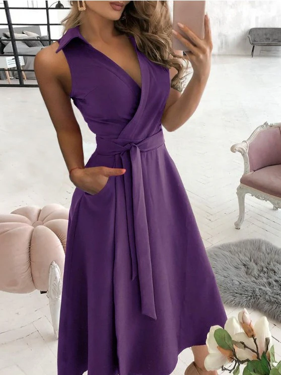 Long-sleeved V-neck Printed Bodycon Midi Dress With Irregular Design - Image 3