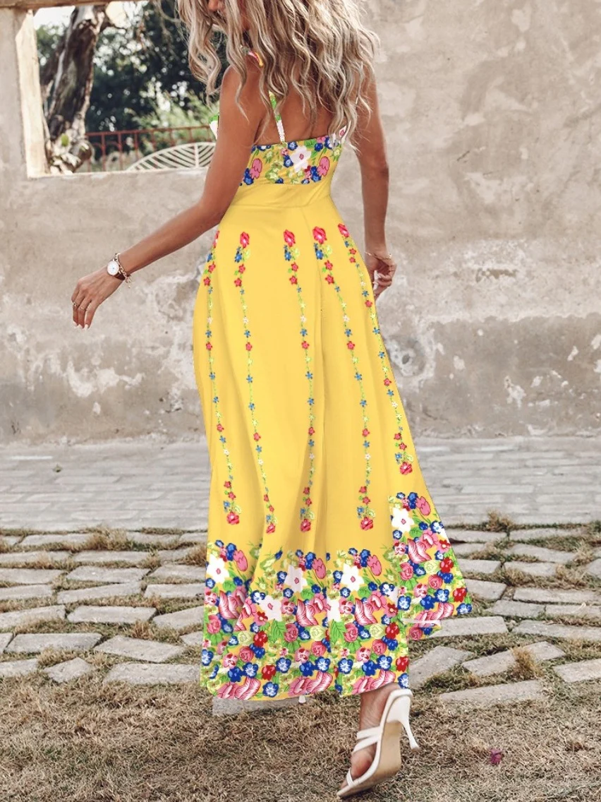 Resort-style Sexy Halter Maxi Dress - Image 8