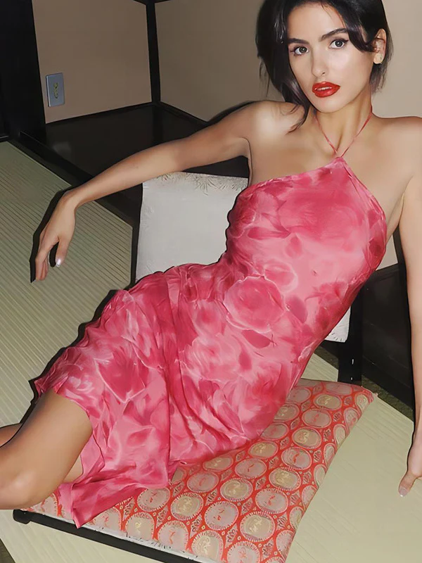 Floral Print Midi Dress - Image 2