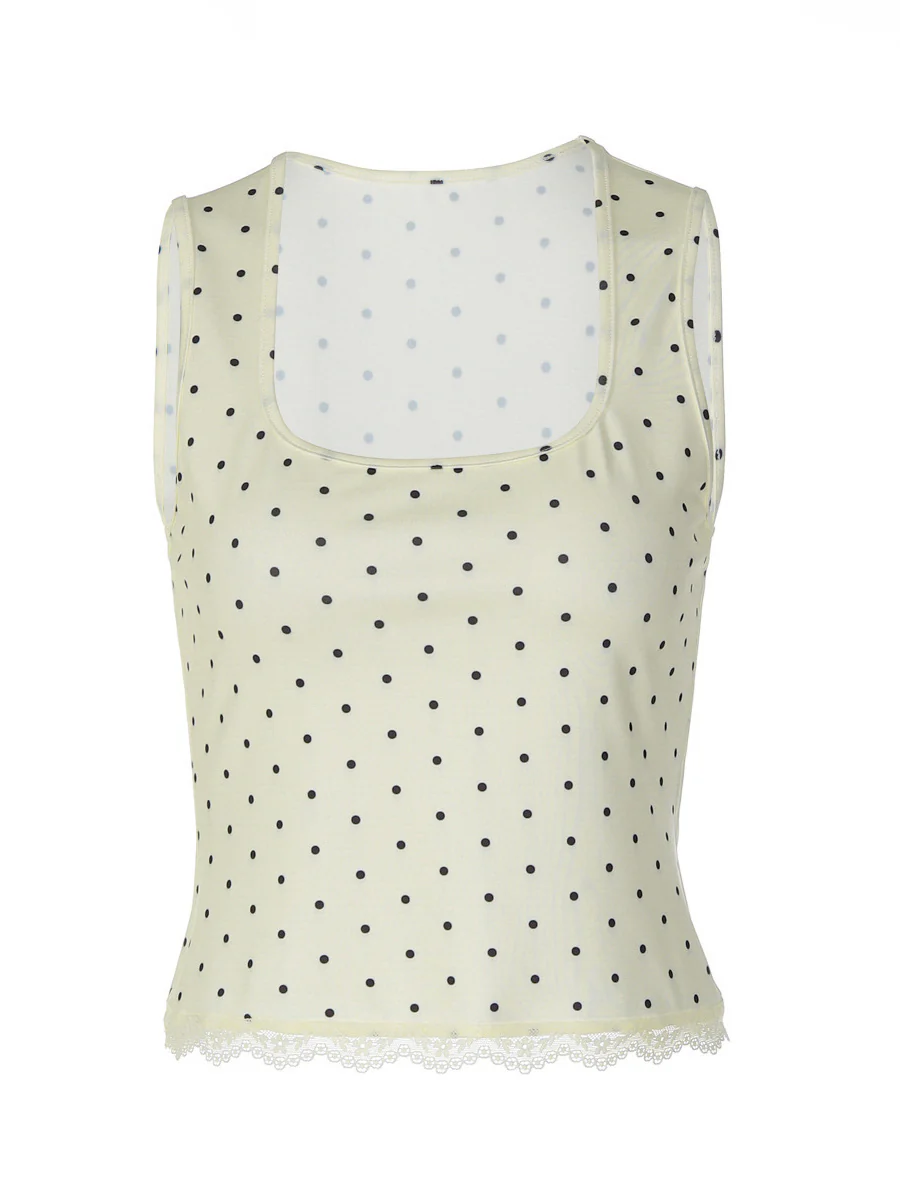 Polka Dot Crop Top