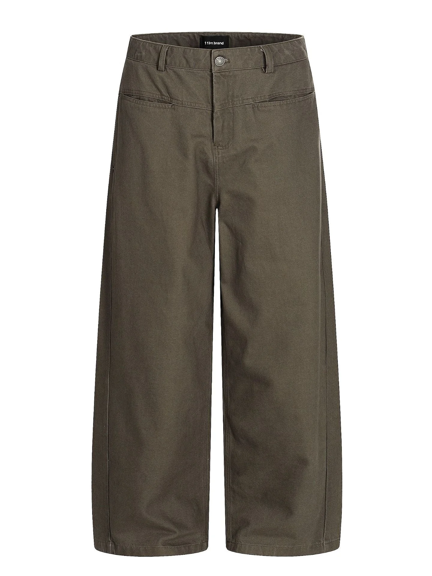 Retro Machete Old Money Style Loose Cleanfit Silhouette Cargo Trousers - Image 4