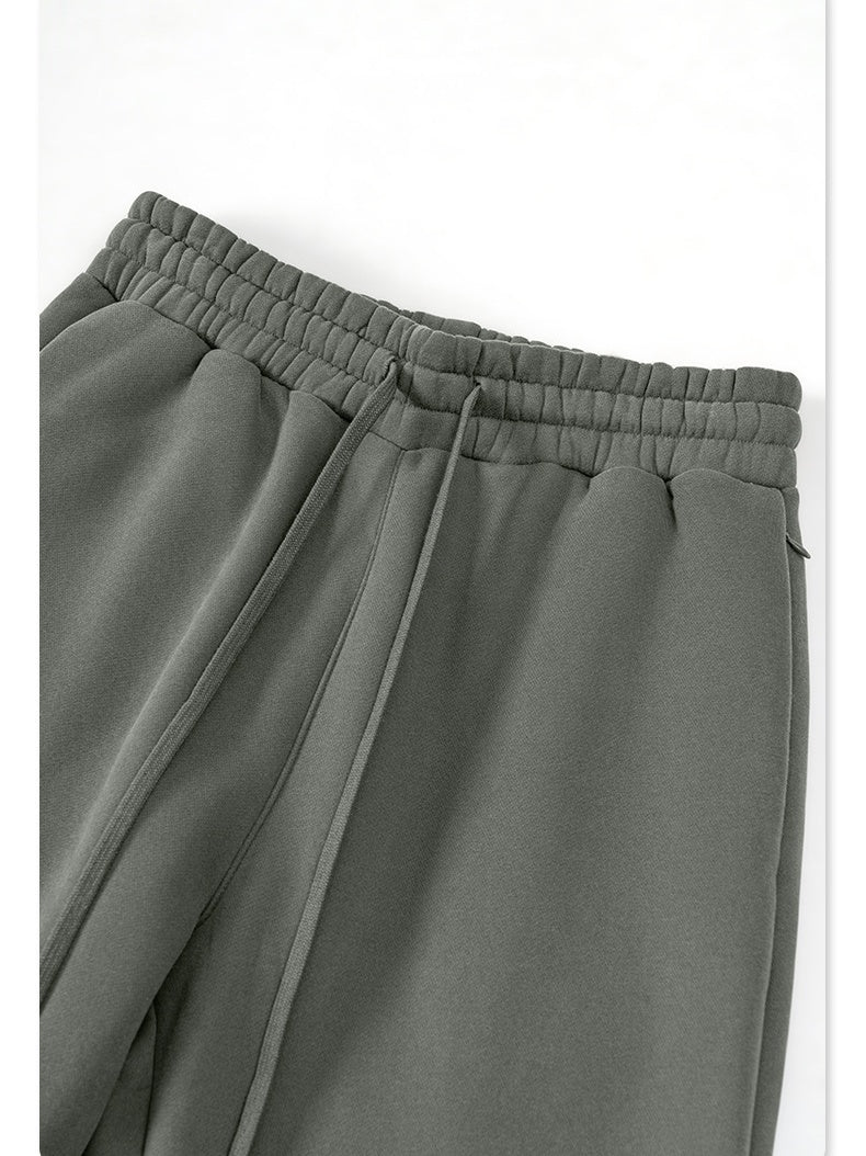 Loose Plush All-match Straight-leg Sweatpants - Image 13