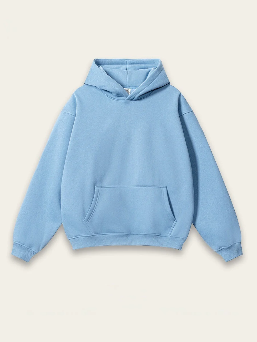 Liber Autumn Neutral Light Fleece Hoodies - Image 10