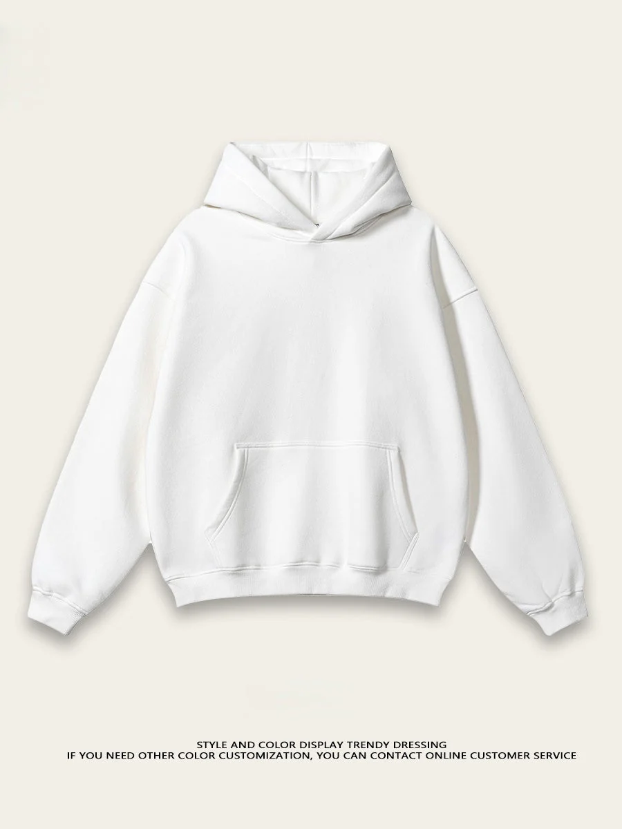 Liber Autumn Neutral Light Fleece Hoodies - Image 24