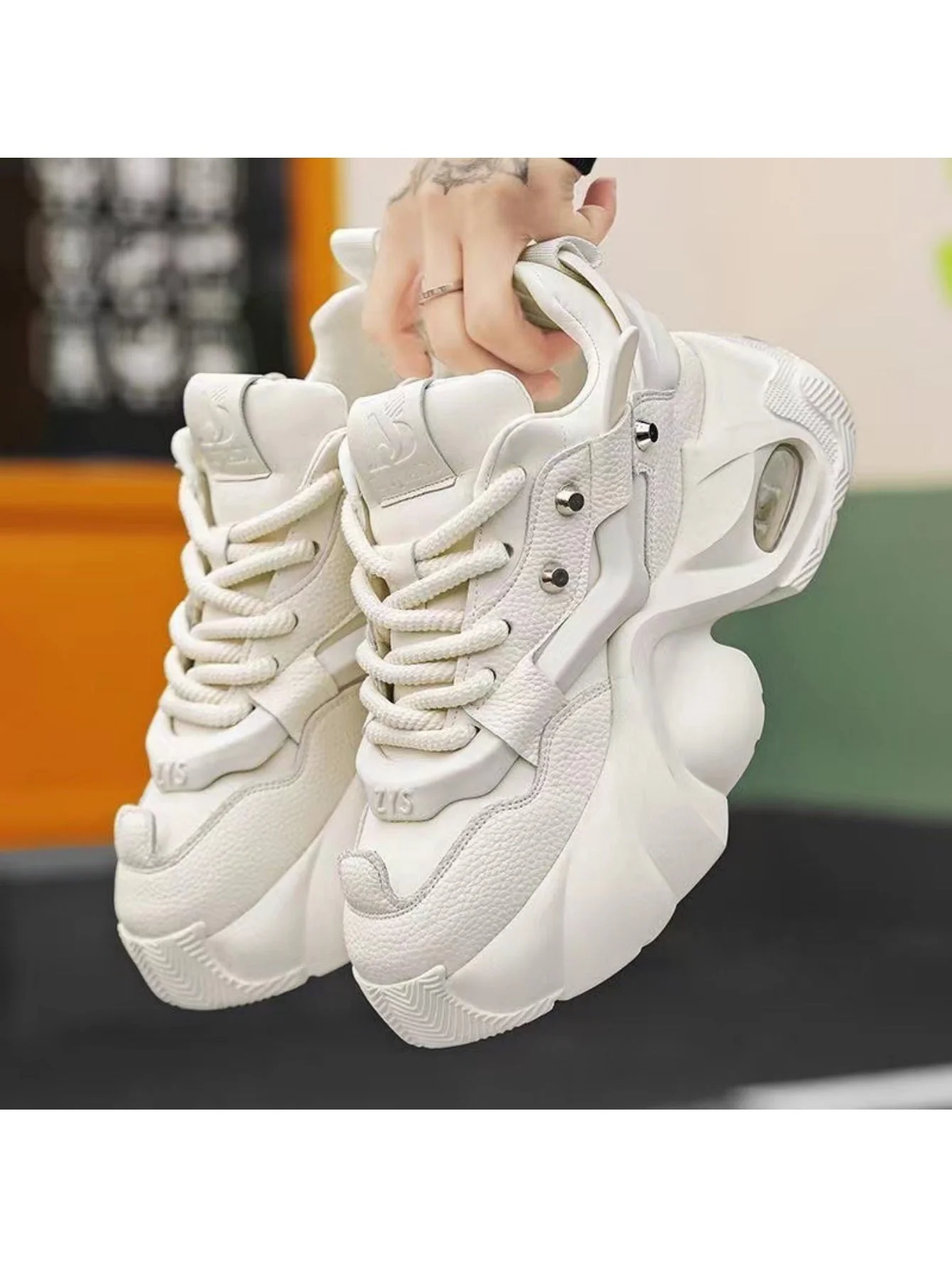 Liber Four Seasons Thick-soled Men's Casual Sports Shoes - Image 12