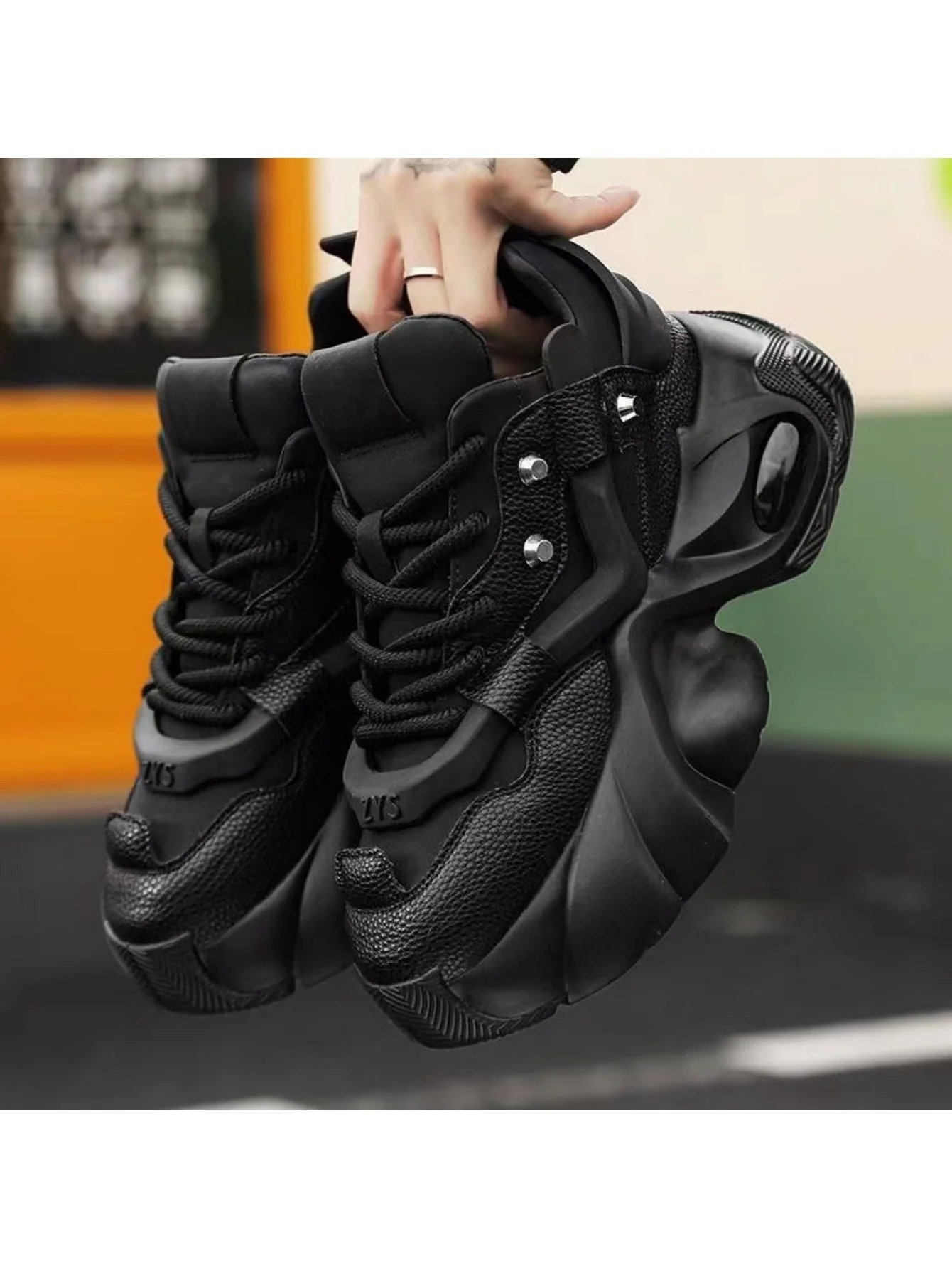 Liber Four Seasons Thick-soled Men's Casual Sports Shoes - Image 4