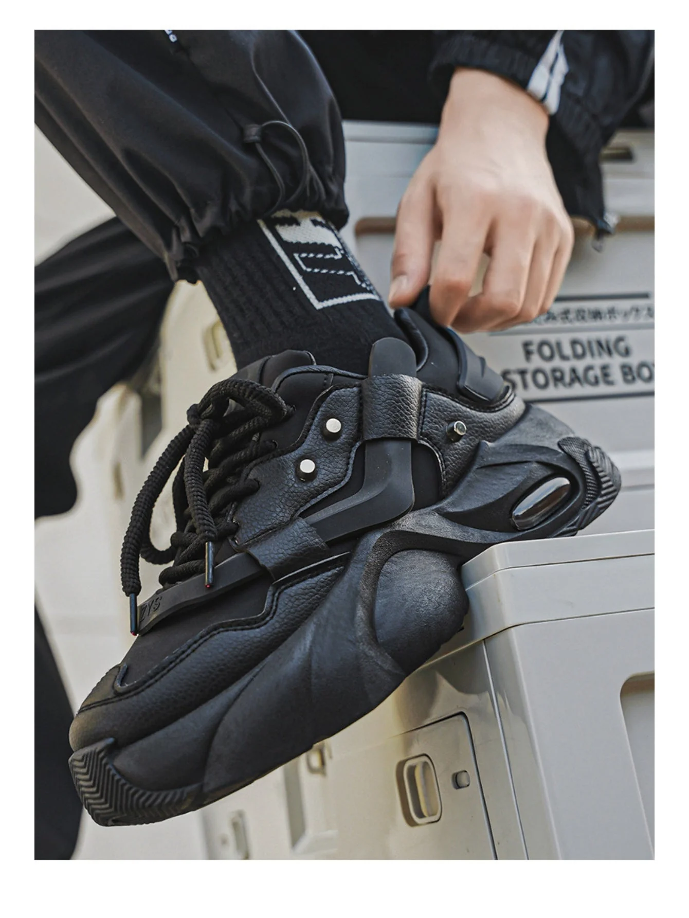 Liber Four Seasons Thick-soled Men's Casual Sports Shoes - Image 6