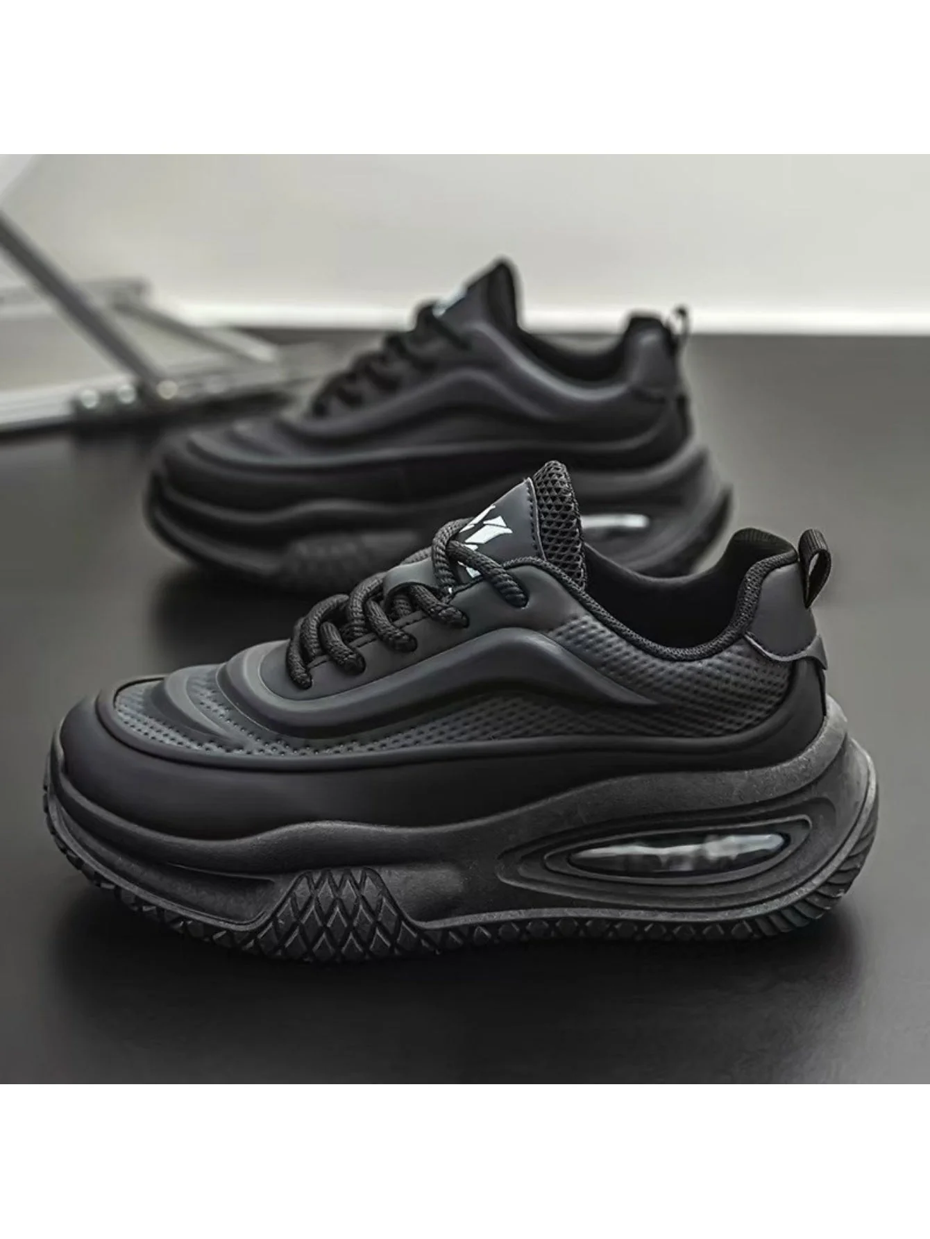 Liber Four Seasons Colorblock Thick-soled Men's Casual Sports Shoes - Image 18