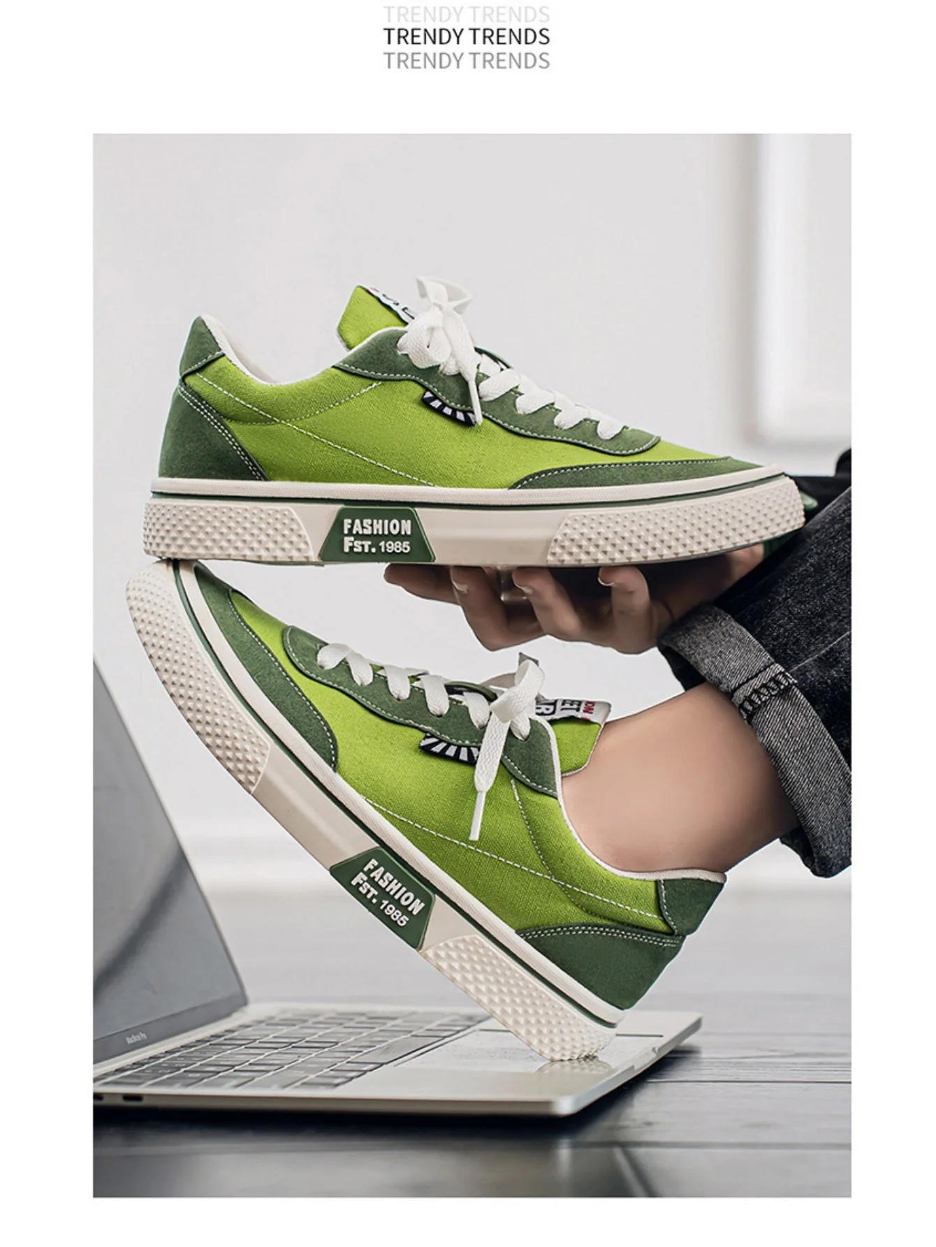 Liber Four Seasons Colorblock Men's Casual Sports Shoes - Image 16