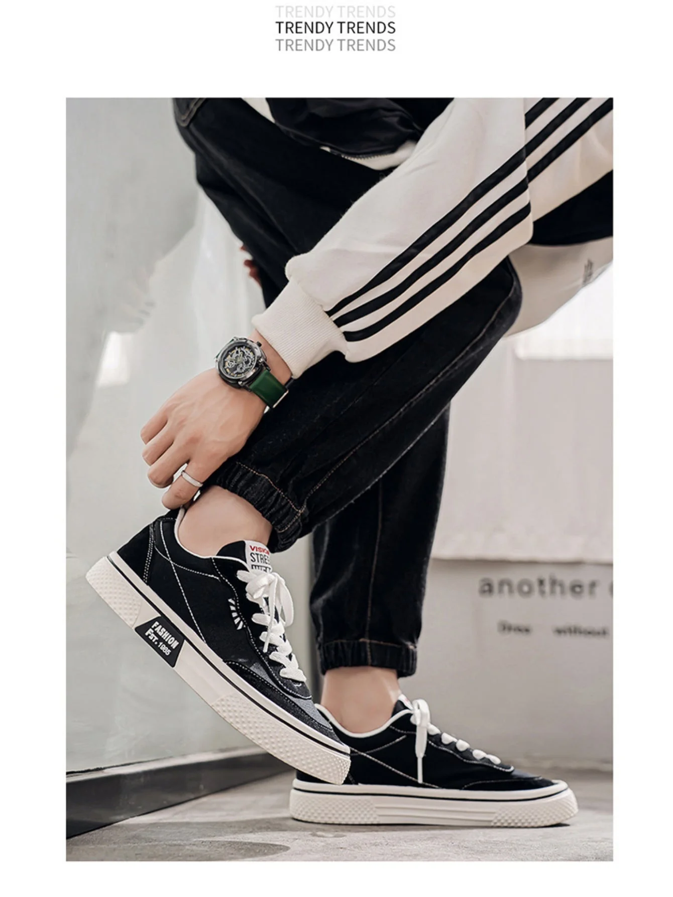 Liber Four Seasons Colorblock Men's Casual Sports Shoes - Image 6