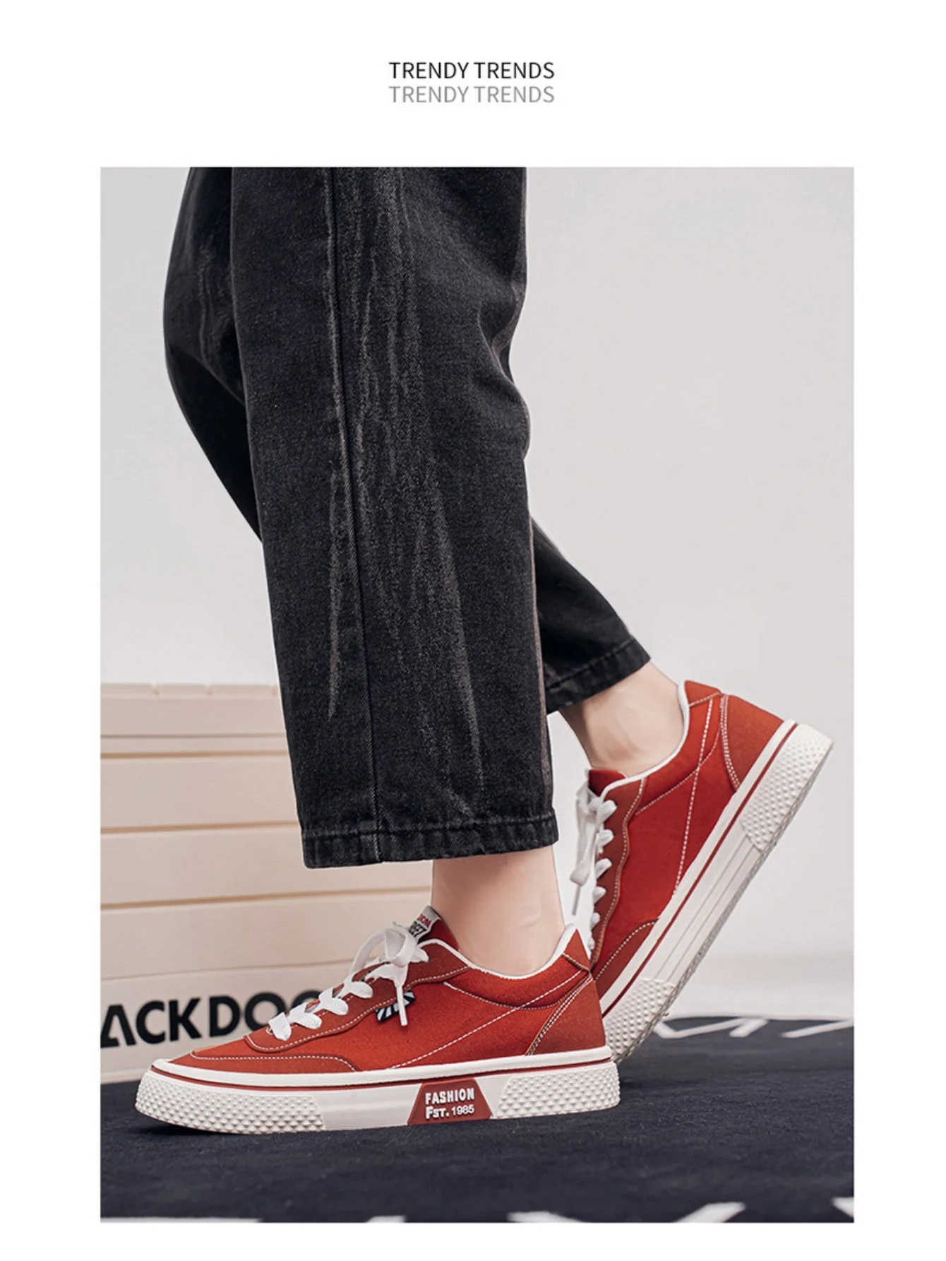 Liber Four Seasons Colorblock Men's Casual Sports Shoes - Image 9