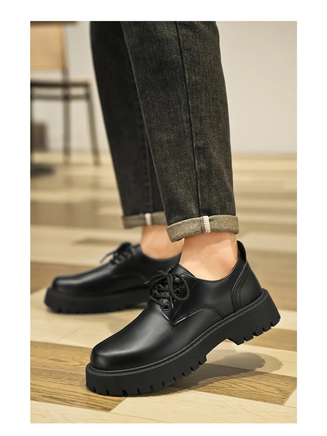 Liber Four Seasons Thick-soled Men's Casual Sports Shoes - Image 3