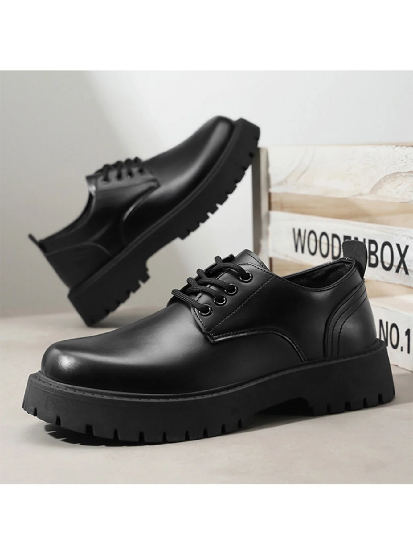 Liber Four Seasons Thick-soled Men's Casual Sports Shoes - Image 4