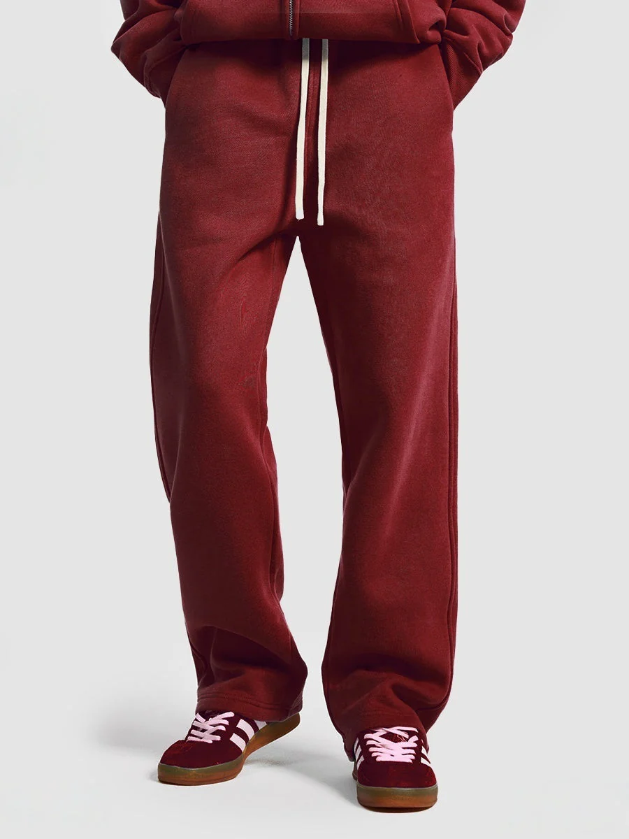 Solid Color All-match Plush Loose Hooded Hoodie Set - Image 10