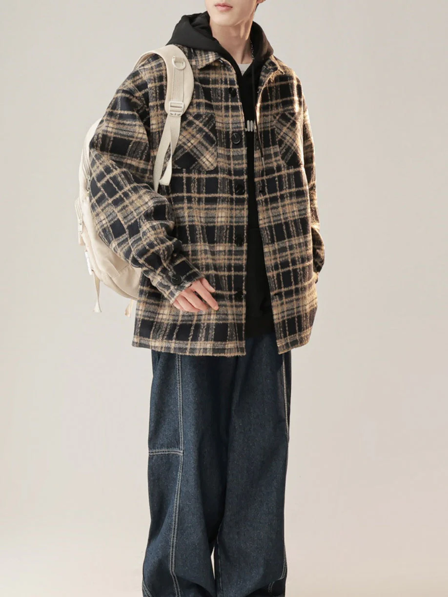 Plaid Loose-fit Shirts - Image 6
