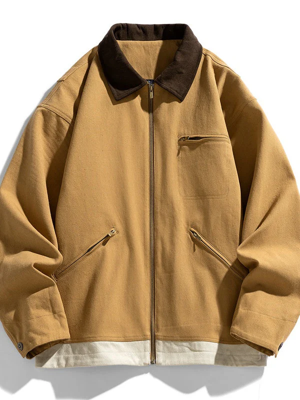 Liber Autumn Men's Color matching Jackets - Image 4