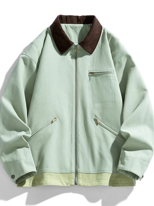 Liber Autumn Men's Color matching Jackets - Image 7