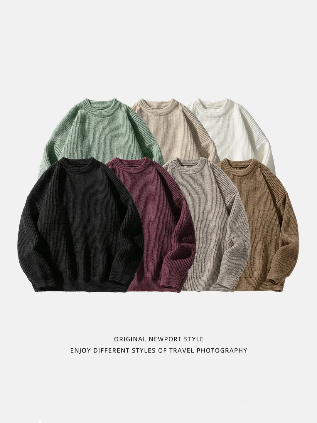 Autumn Neutral 7 Color Sweaters - Image 8