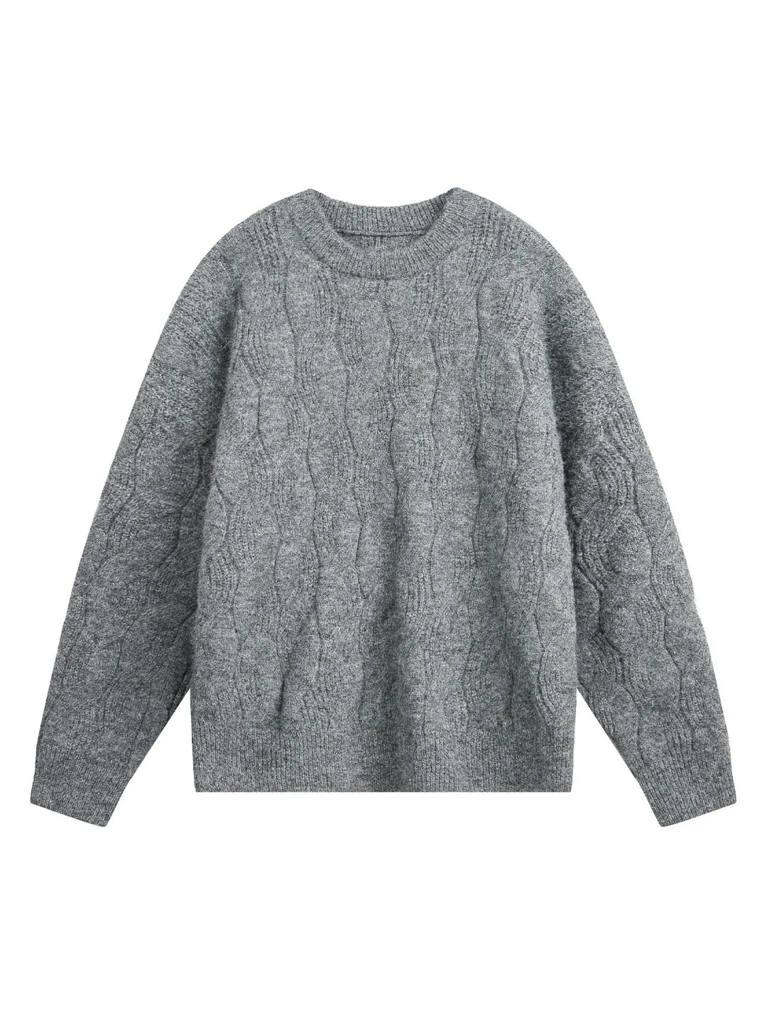 Liber Autumn Neutral wear Ribbed hem Sweaters - Image 10