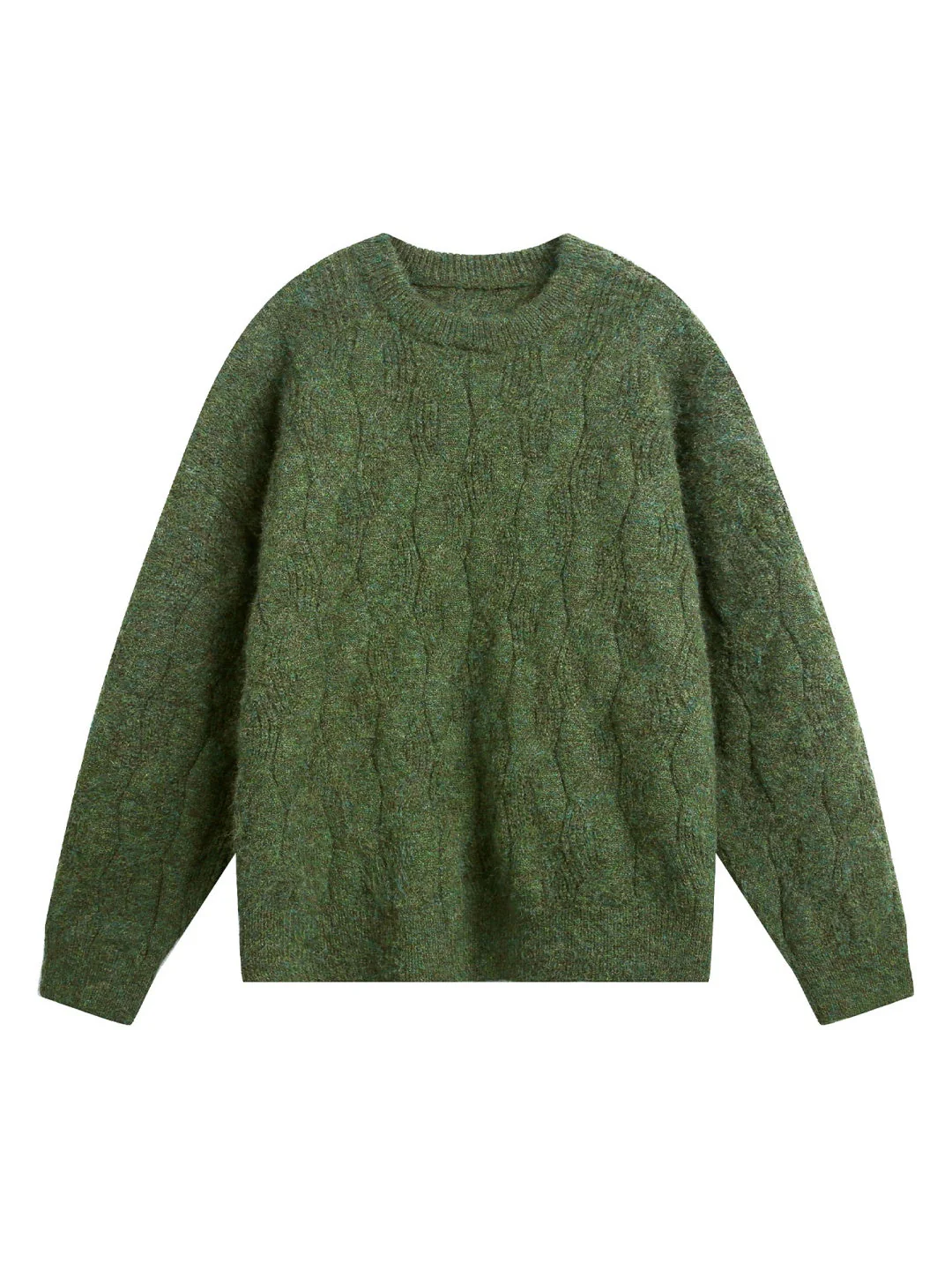 Liber Autumn Neutral wear Ribbed hem Sweaters - Image 12