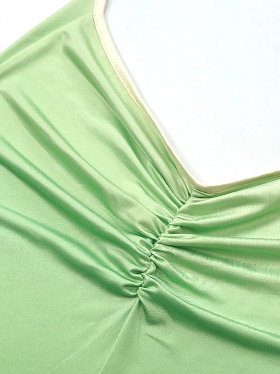 Deep V Gradient Backless Hip-hugging Sexy Stretch Maxi Dresses - Image 11