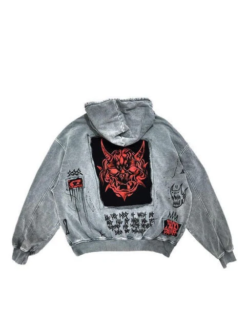 Devil Print Denim Jackets - Image 4