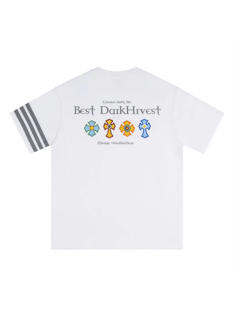 Cross Printed INS T-shirts - Image 4
