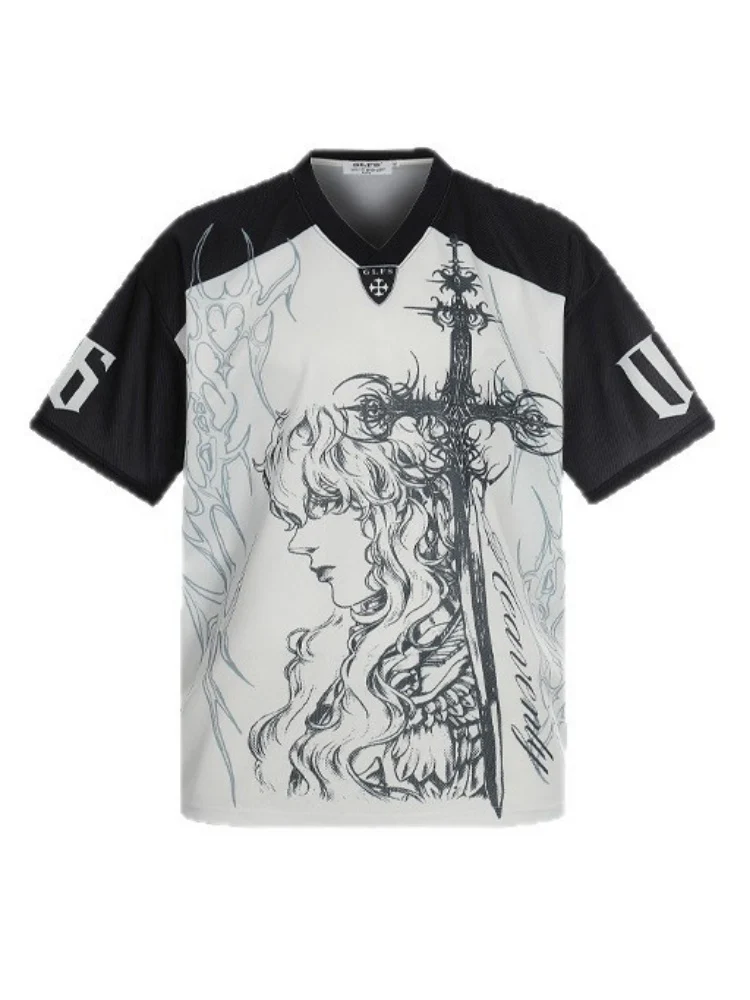 Japanese Manga Gothiabi Cartoon Printed Ins T-shirts - Image 2