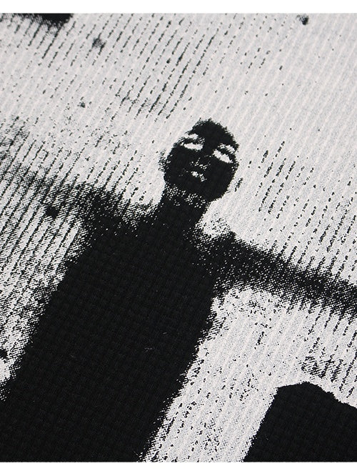 Columbia Cross Portrait Letter Printed T-shirt - Image 8