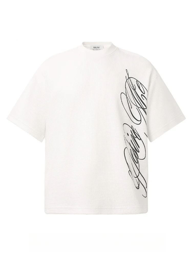 Simplicity Letter Printed T-shirts - Image 4