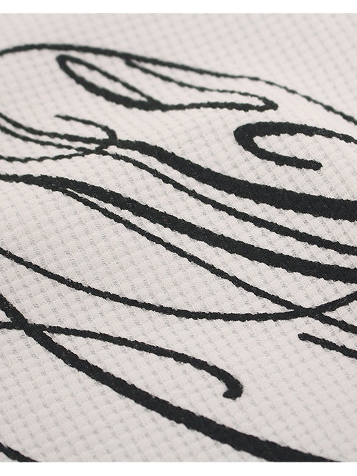 Simplicity Letter Printed T-shirts - Image 6