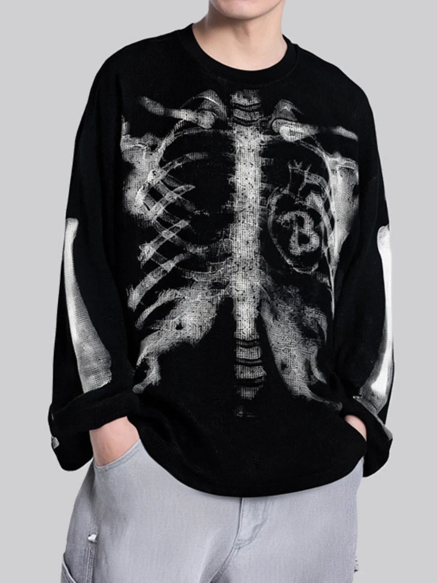 Liber Autumn Neutral wear Printed Creativity T-shirts - Image 2