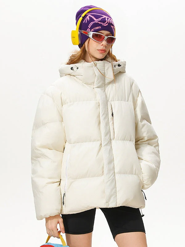 Dopamine Outdoor Three Defenses Multiple Pockets Hooded Cotton Clothes Coat - Image 4