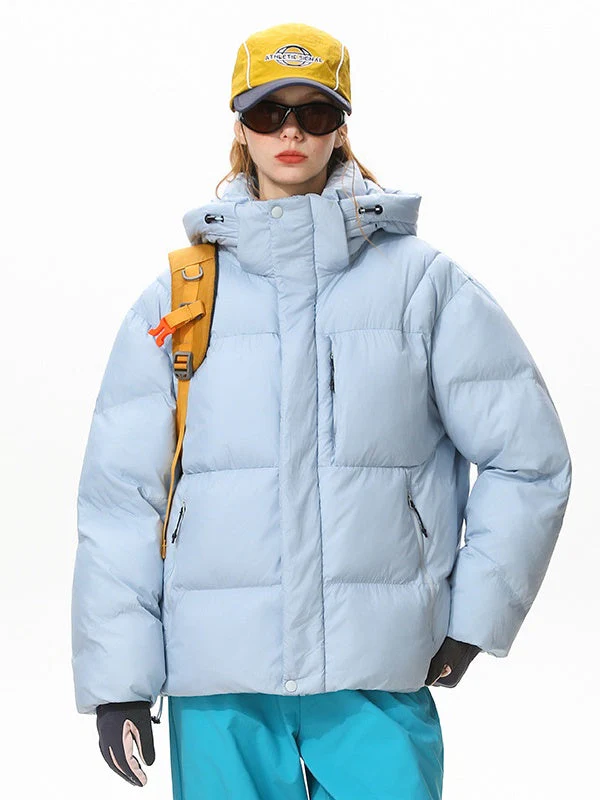 Dopamine Outdoor Three Defenses Multiple Pockets Hooded Cotton Clothes Coat - Image 5