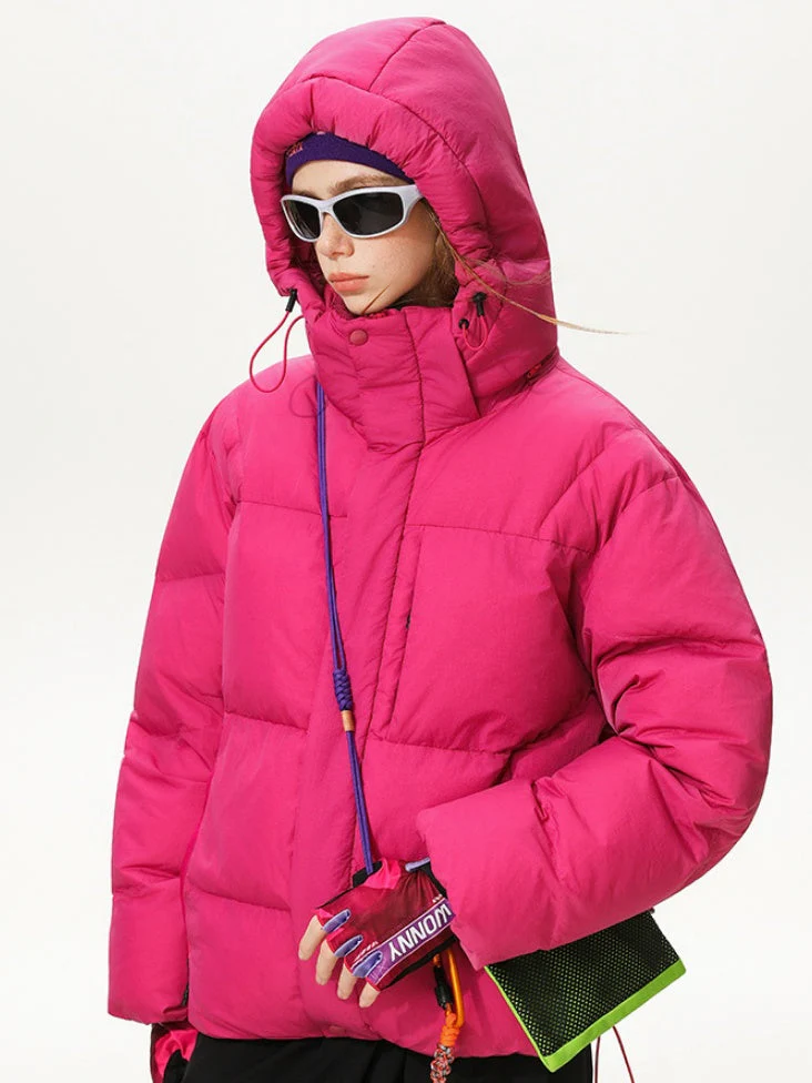 Dopamine Outdoor Three Defenses Multiple Pockets Hooded Cotton Clothes Coat - Image 8