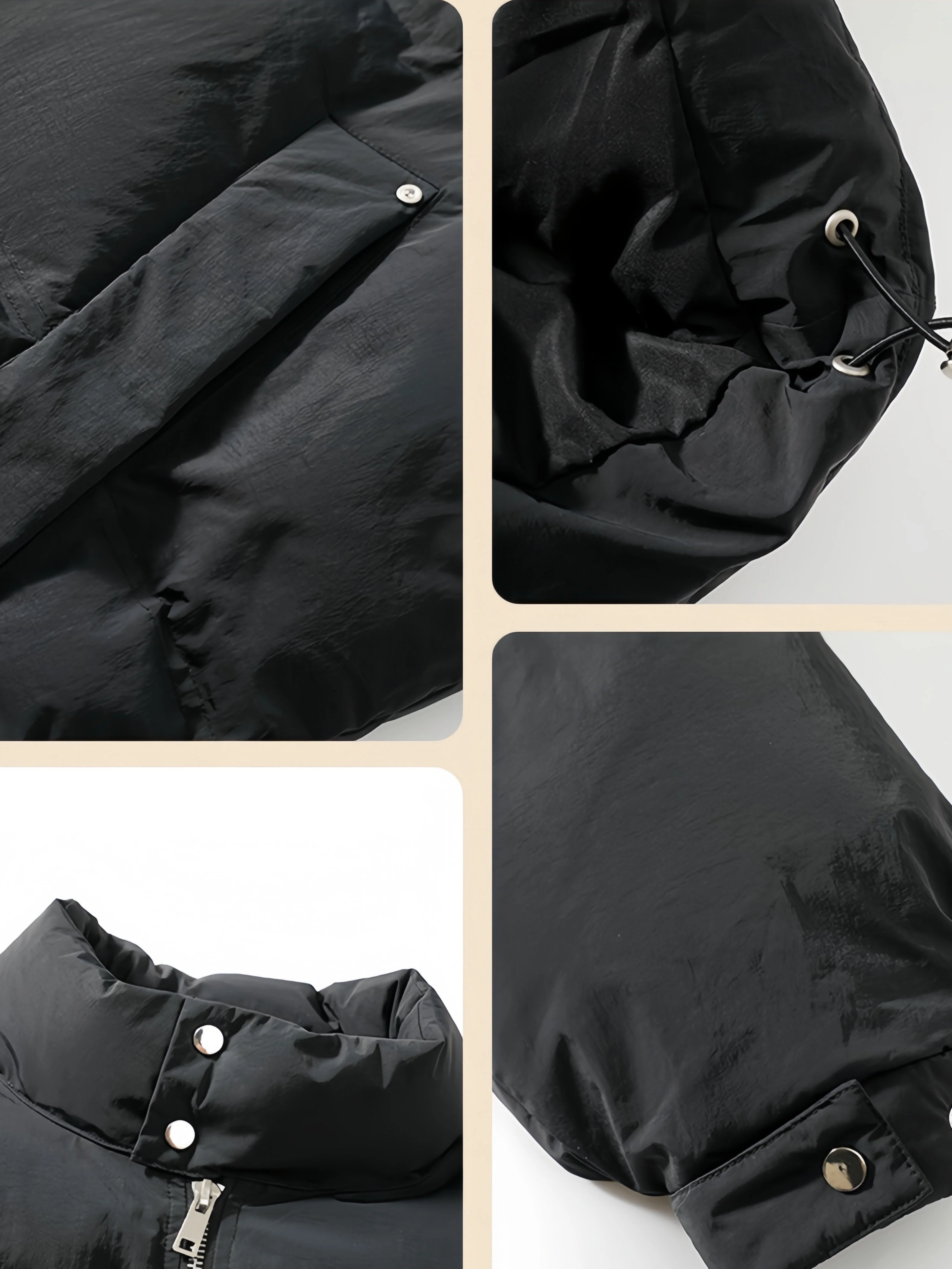 Multicolor Simplicity Loose Cotton Clothes Coat - Image 8
