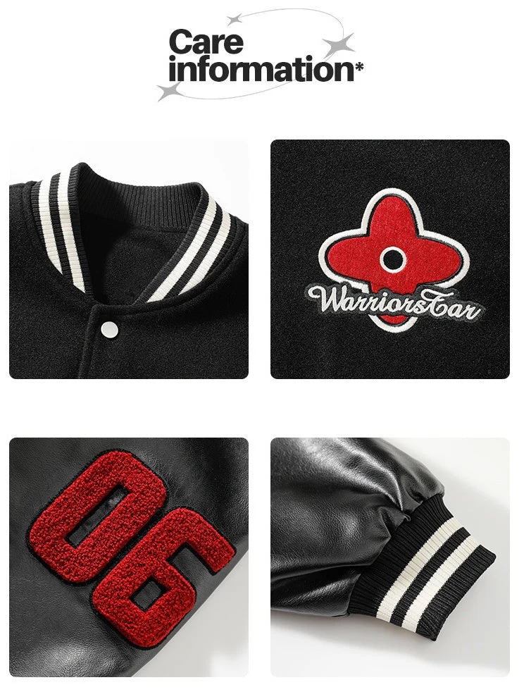 Liber Autumn Neutral wear Embroidery Color matching Jackets - Image 7
