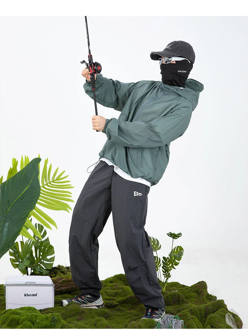 Gathering Adjustable Foot Opening Water-repellent Cargo Trousers - Image 6
