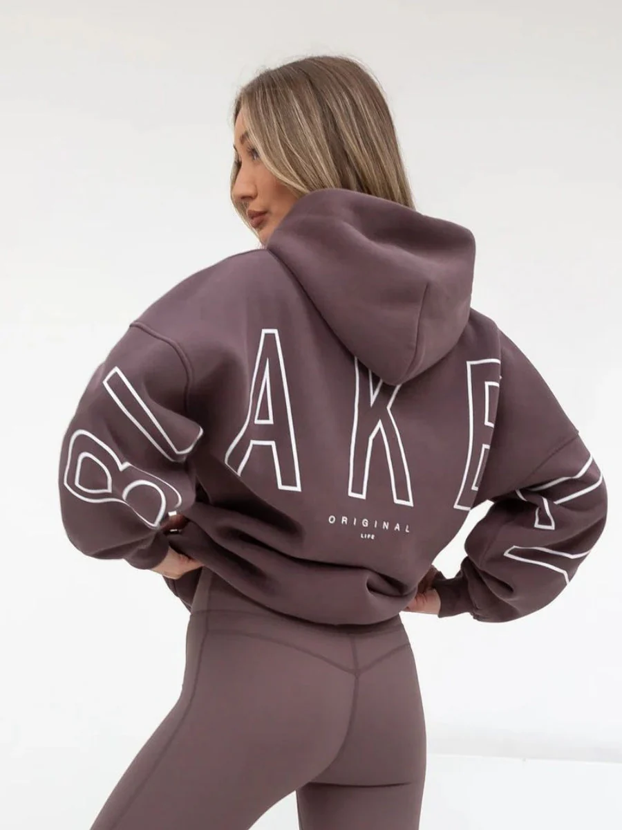 Autumn Women's Letter Hoodie Jackets - Image 23