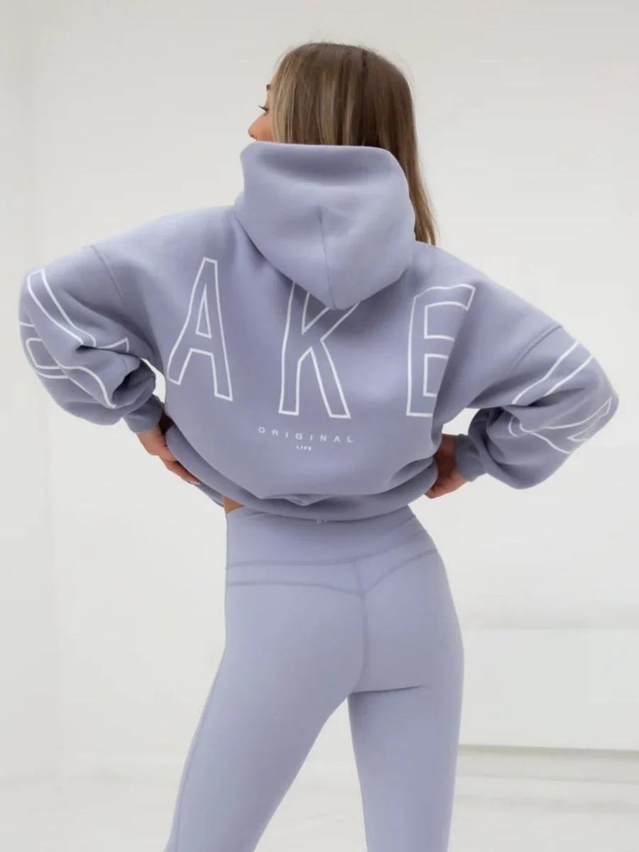 Autumn Women's Letter Hoodie Jackets - Image 26