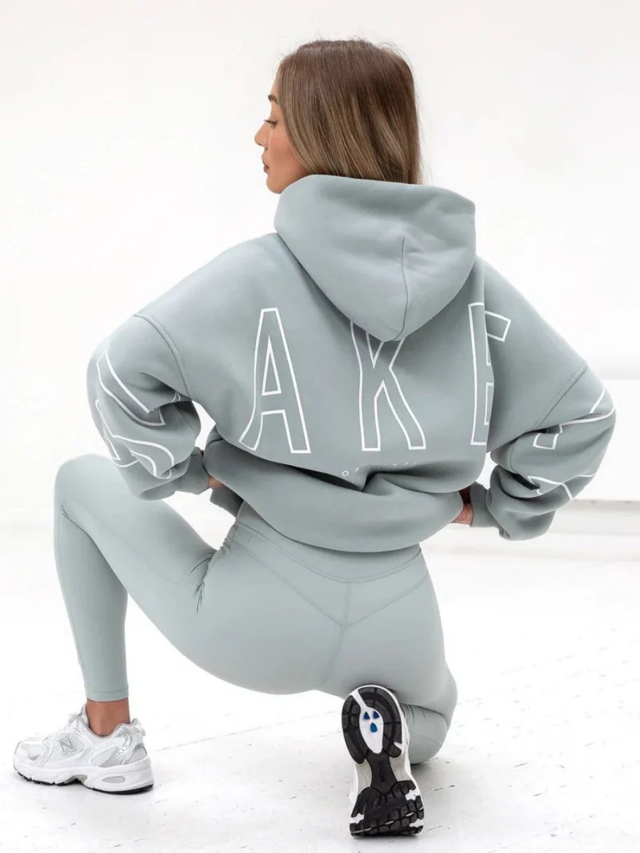 Autumn Women's Letter Hoodie Jackets - Image 52