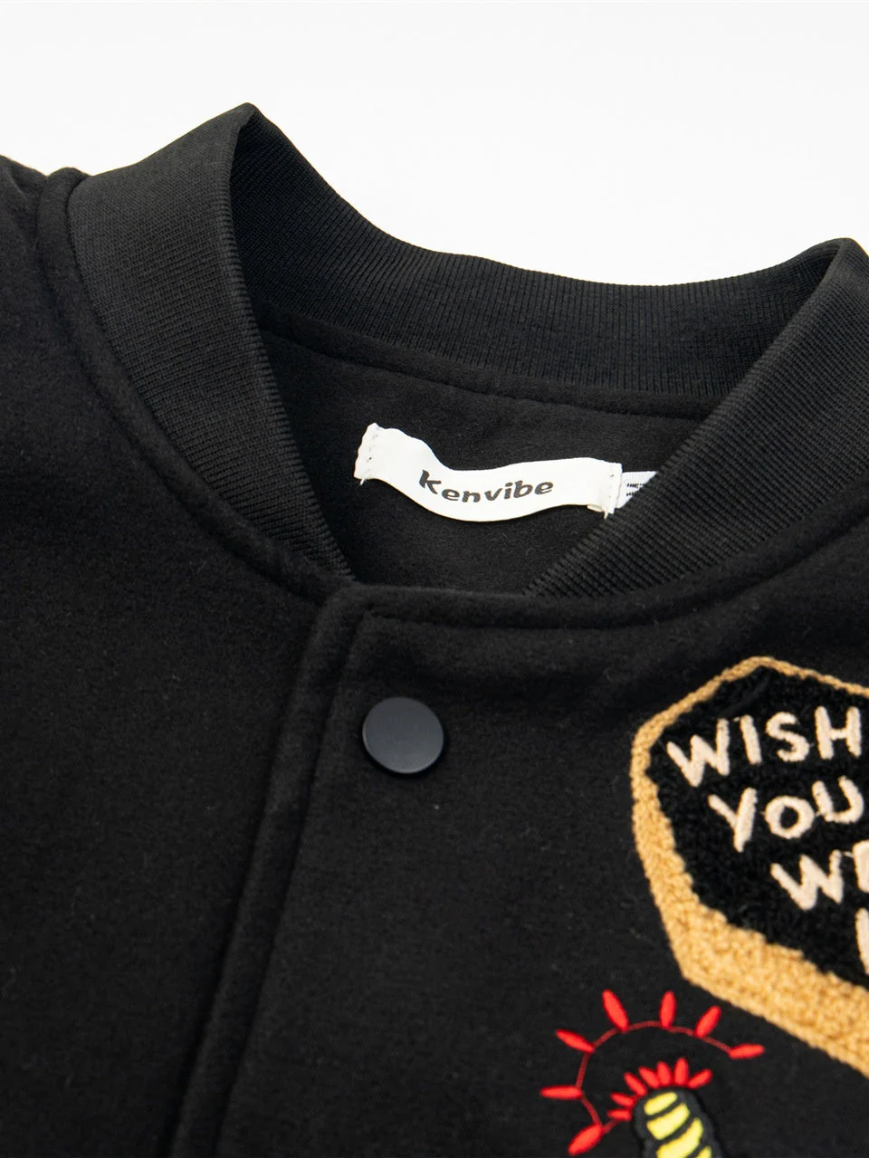 Fun Letters Embroidery Thickening Loose And Casual Hip-hop Jacket - Image 5