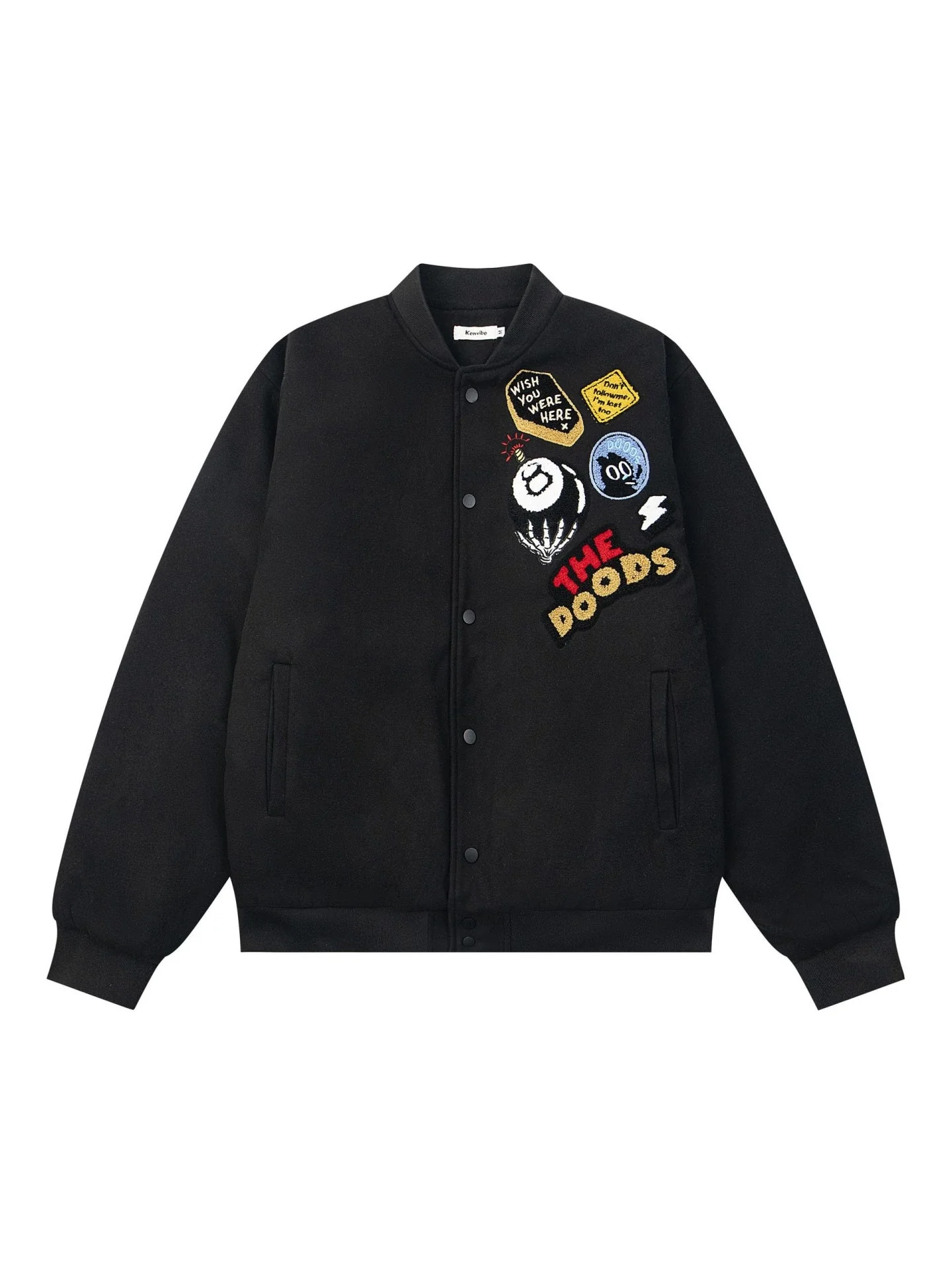 Fun Letters Embroidery Thickening Loose And Casual Hip-hop Jacket - Image 9