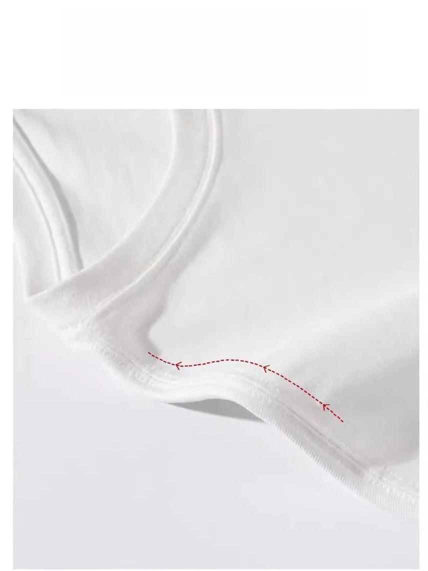 Crew Neck Inner Wear Loose Solid Color Long-sleeved T-shirt - Image 4