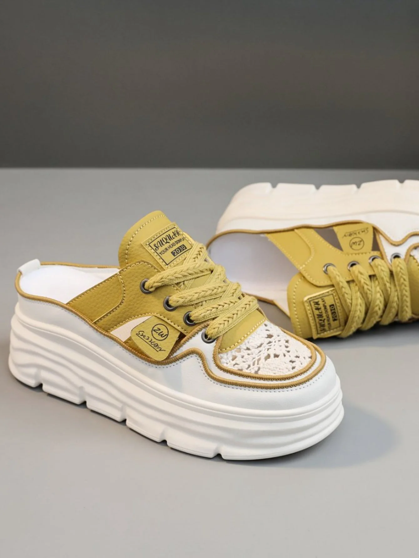 Women's Casual Thick-soled Sneakers - Image 5