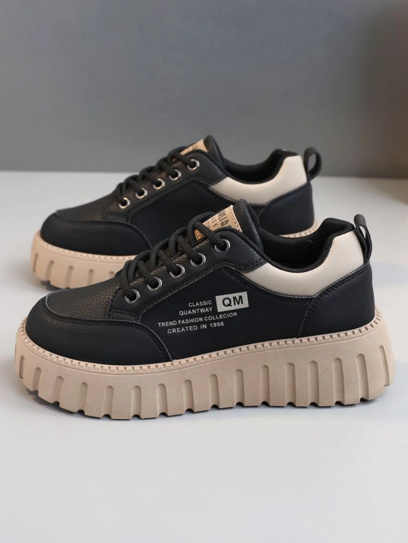 Colorblock Thick-Sole Women's Casual Sneakers - Image 12