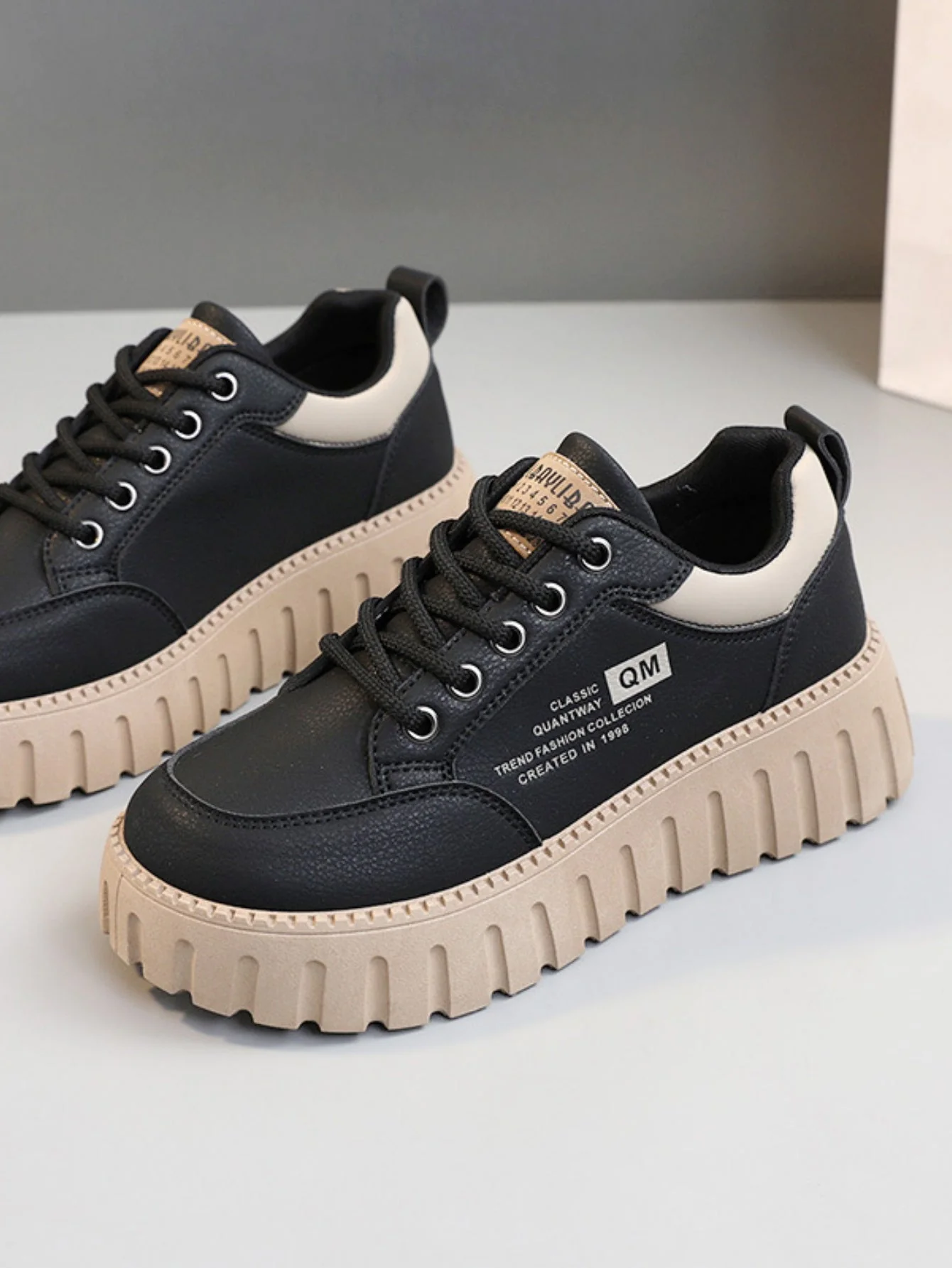 Colorblock Thick-Sole Women's Casual Sneakers - Image 14
