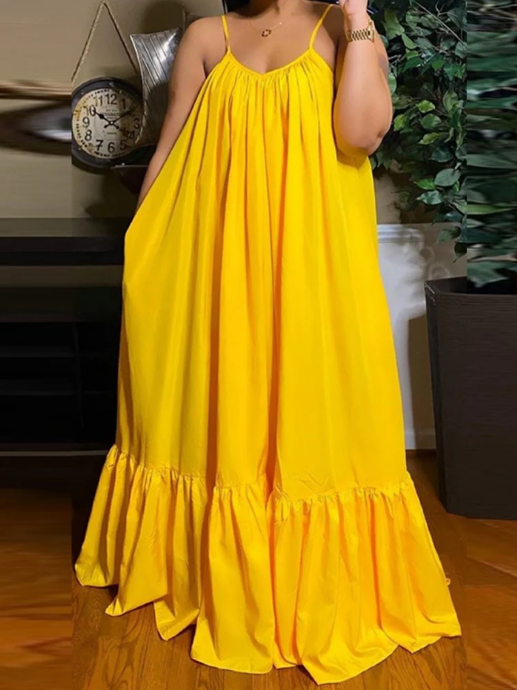 Sleeveless Halter Maxi Dress - Image 13