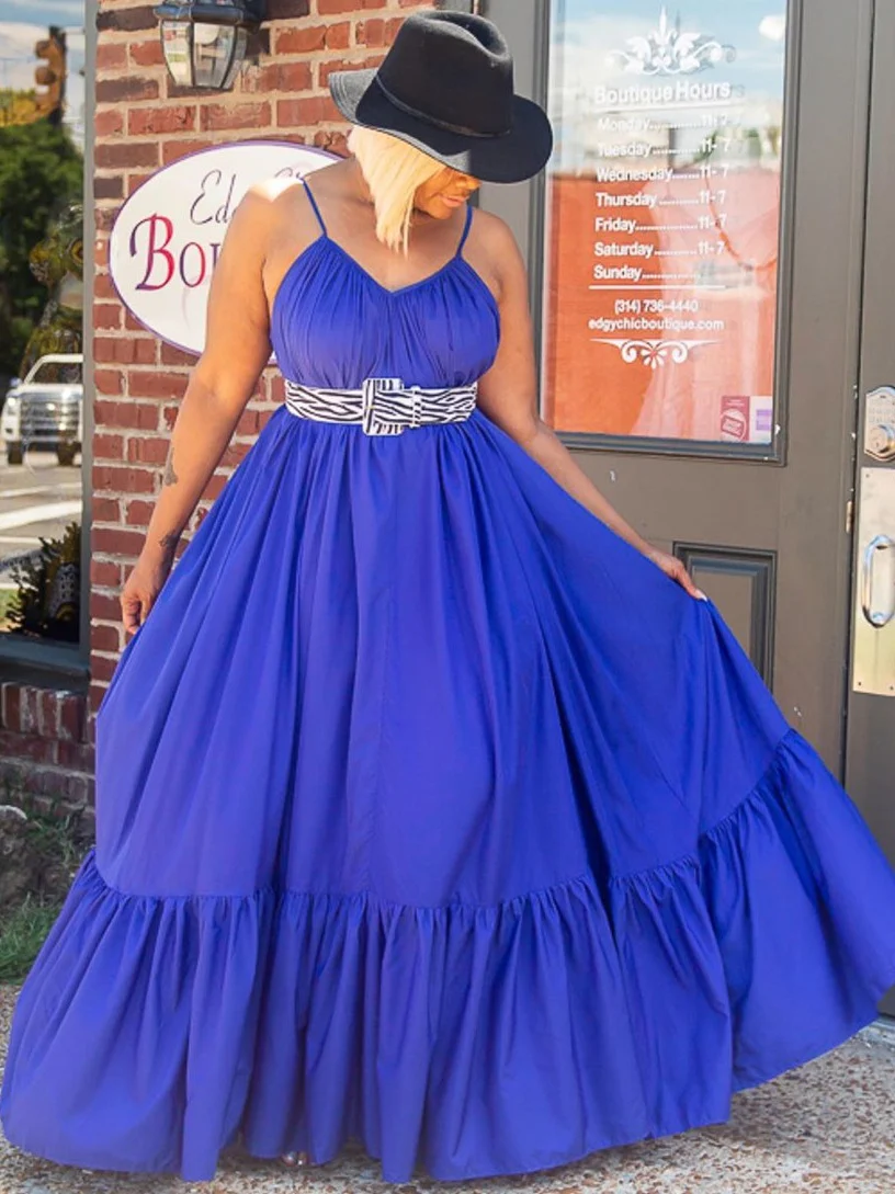 Sleeveless Halter Maxi Dress - Image 16